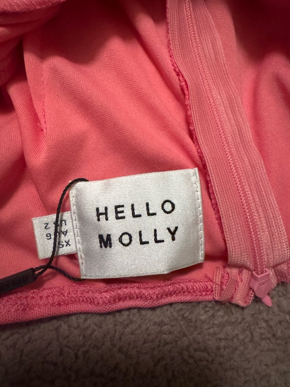 Hello Molly Pink Off-Shoulder Ruched Bodycon Dress - Picture 5 of 5